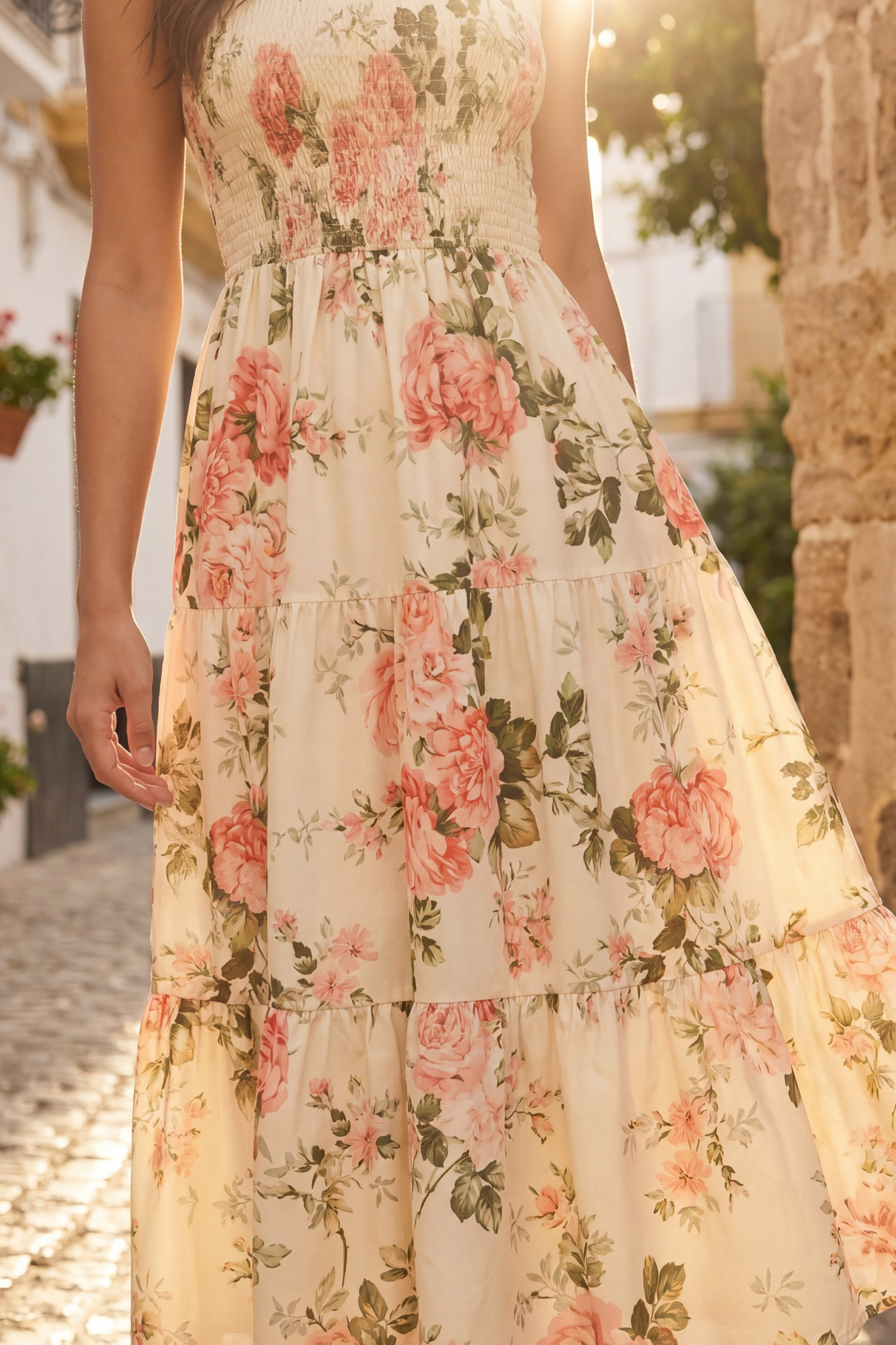 Vestido Rose Crème