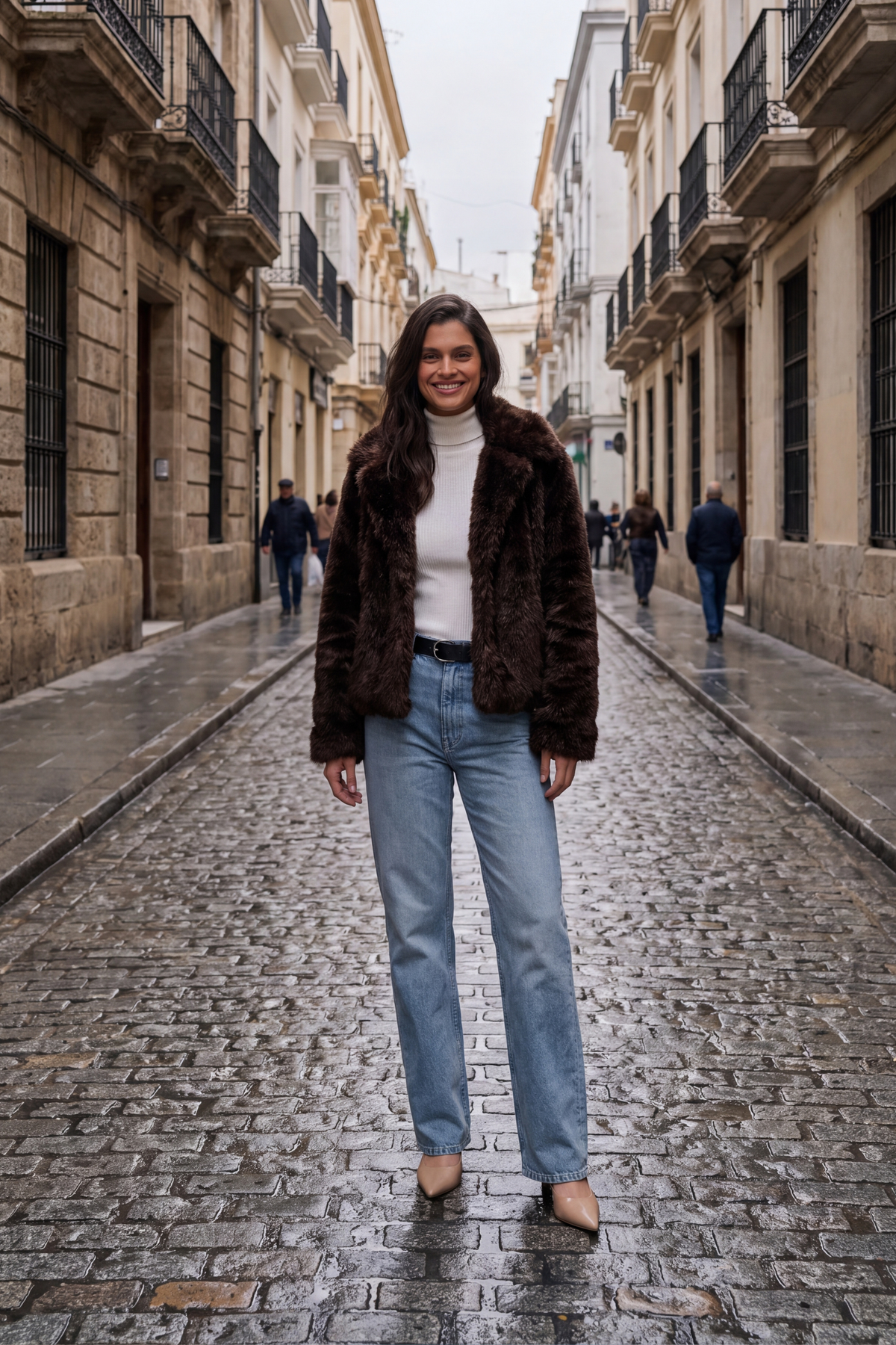 Chaqueta Fourrure Ivoire