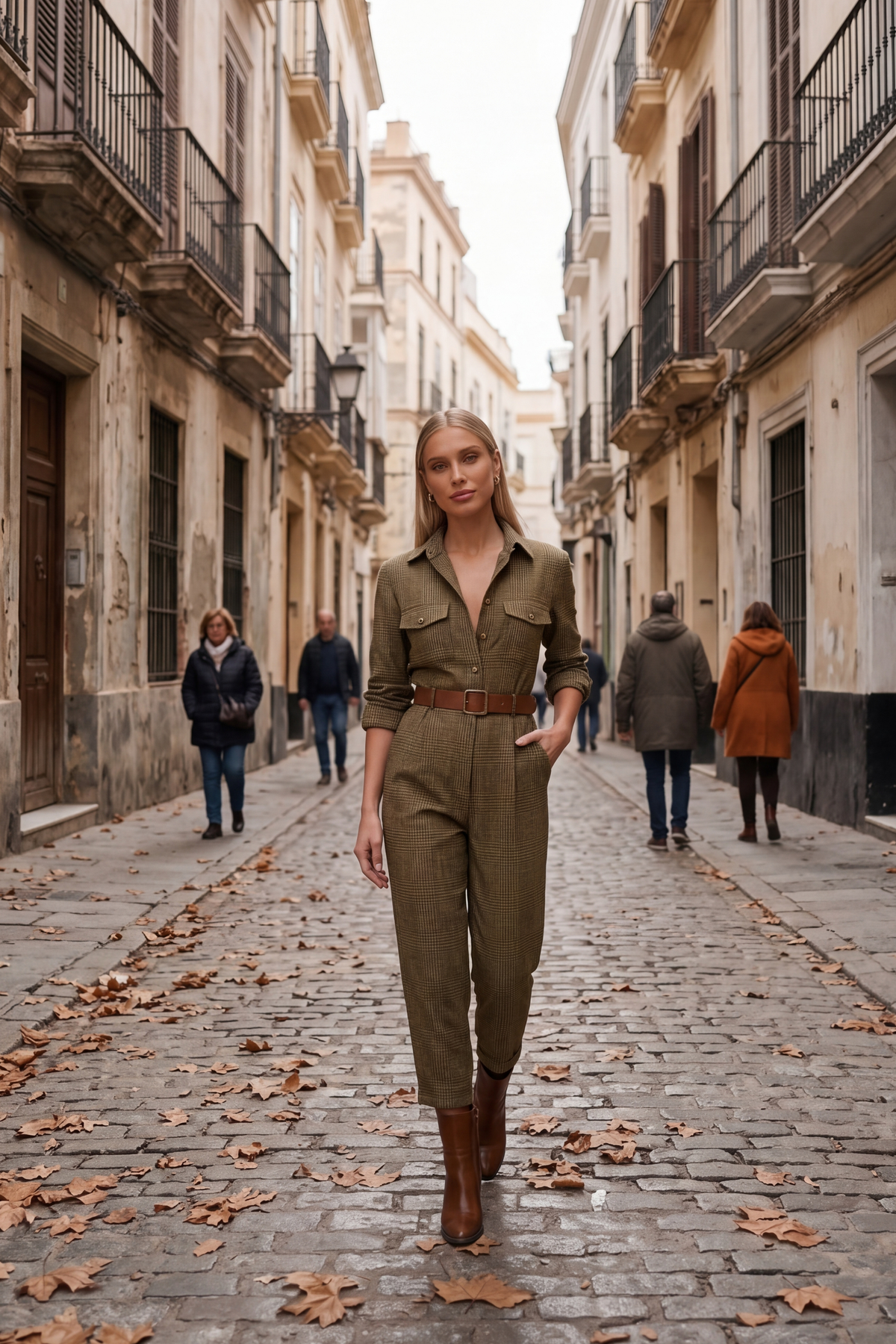 Mono Tweed Ceinture