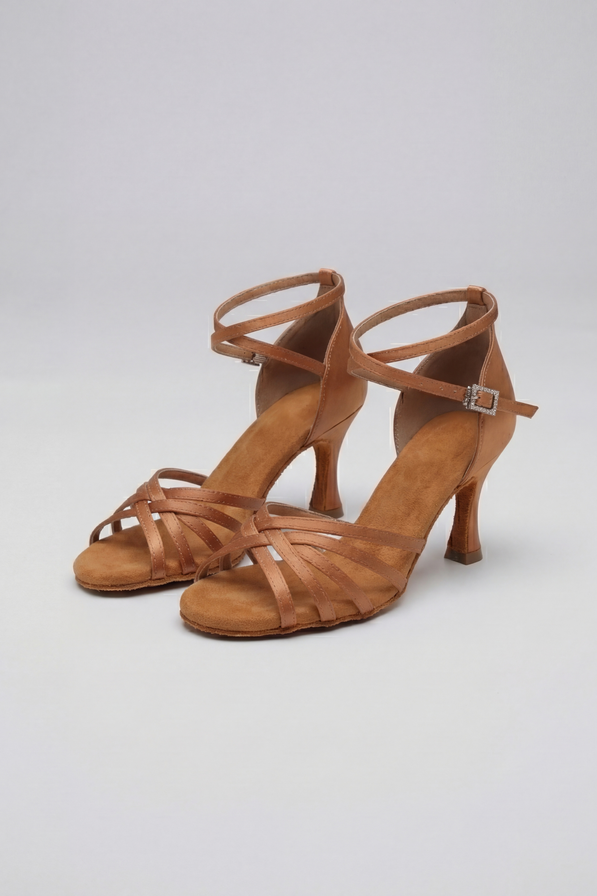 Sandalia Satin Caramel