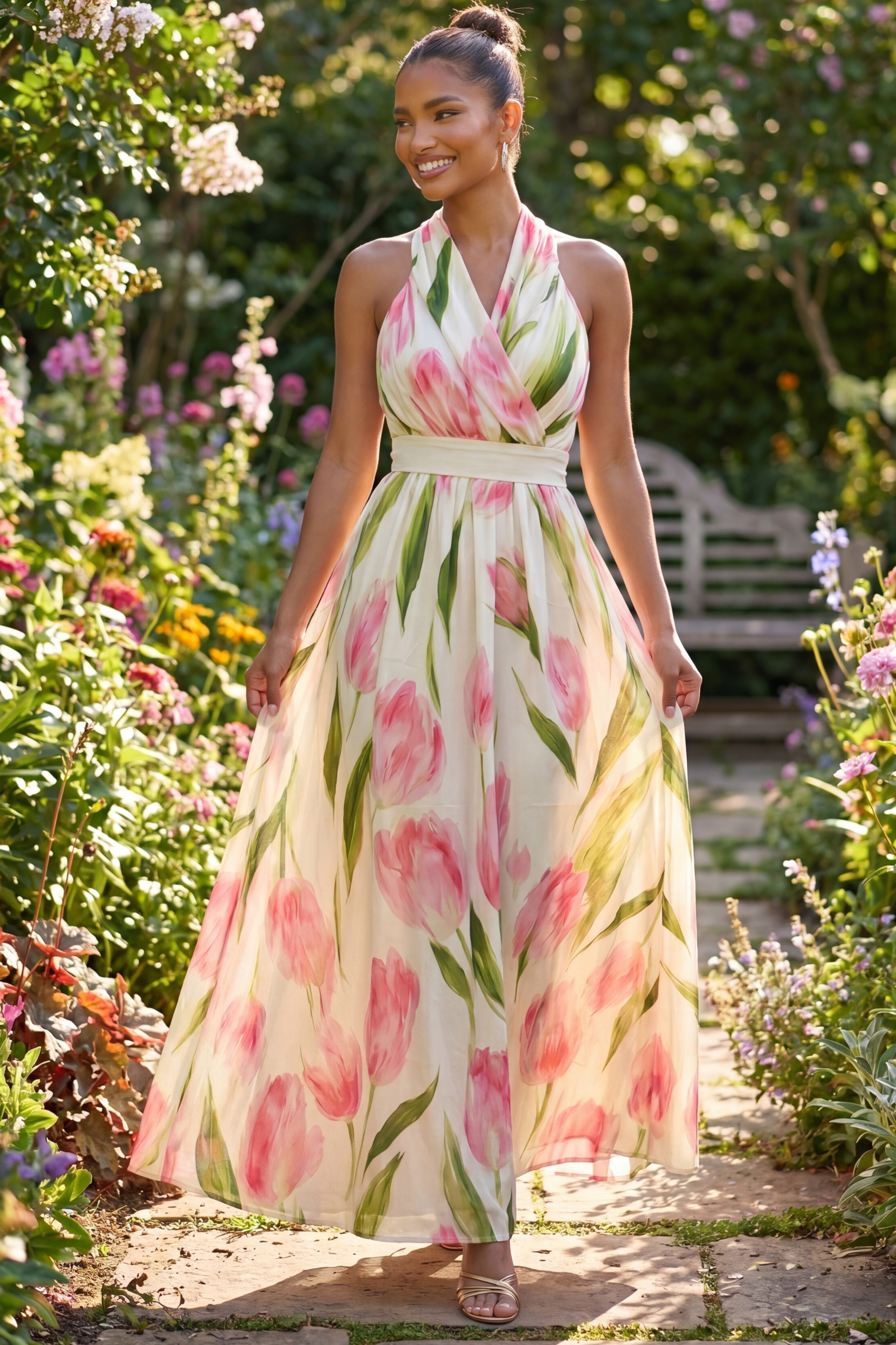 Vestido Aurore Tulip