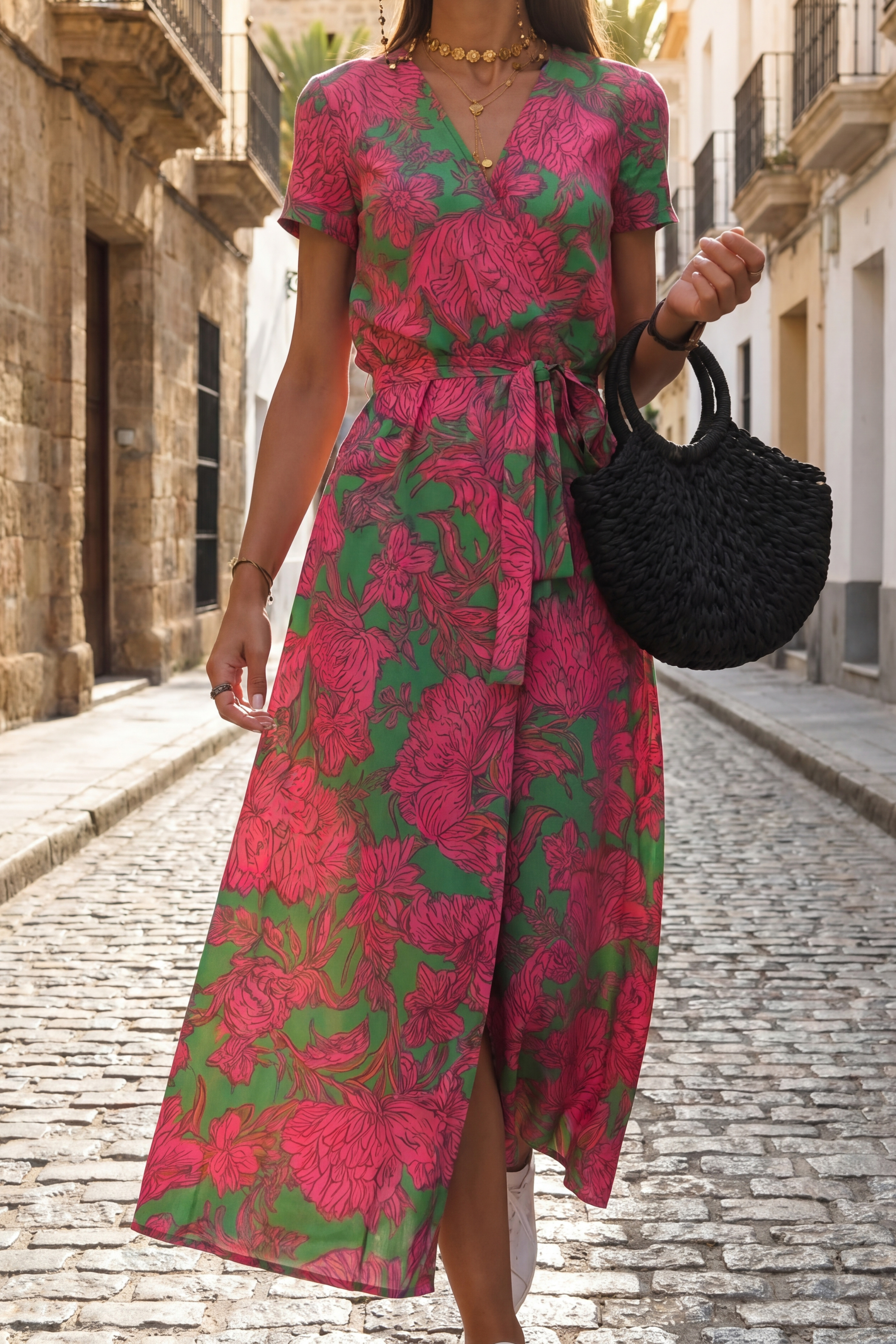 Vestido Jardin Tropical