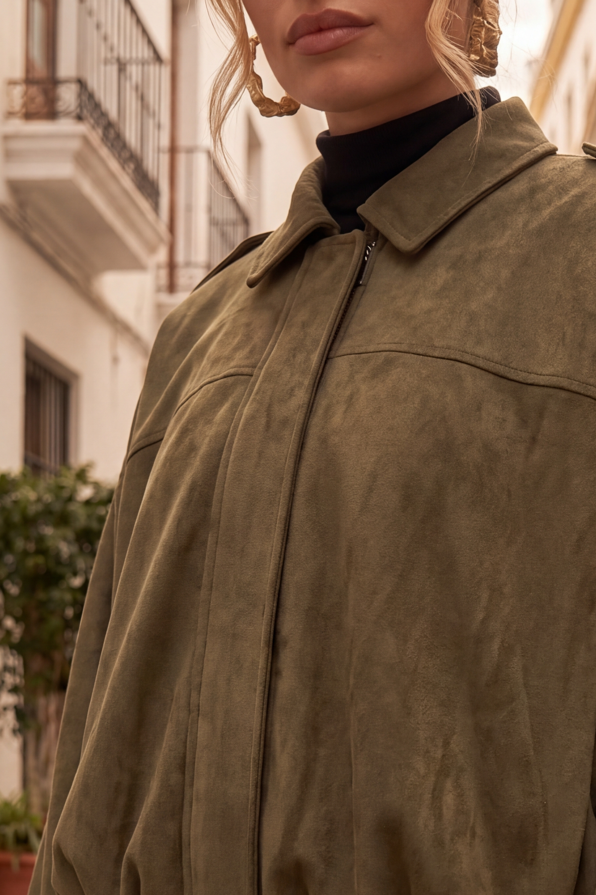 Chaqueta Daim Ample