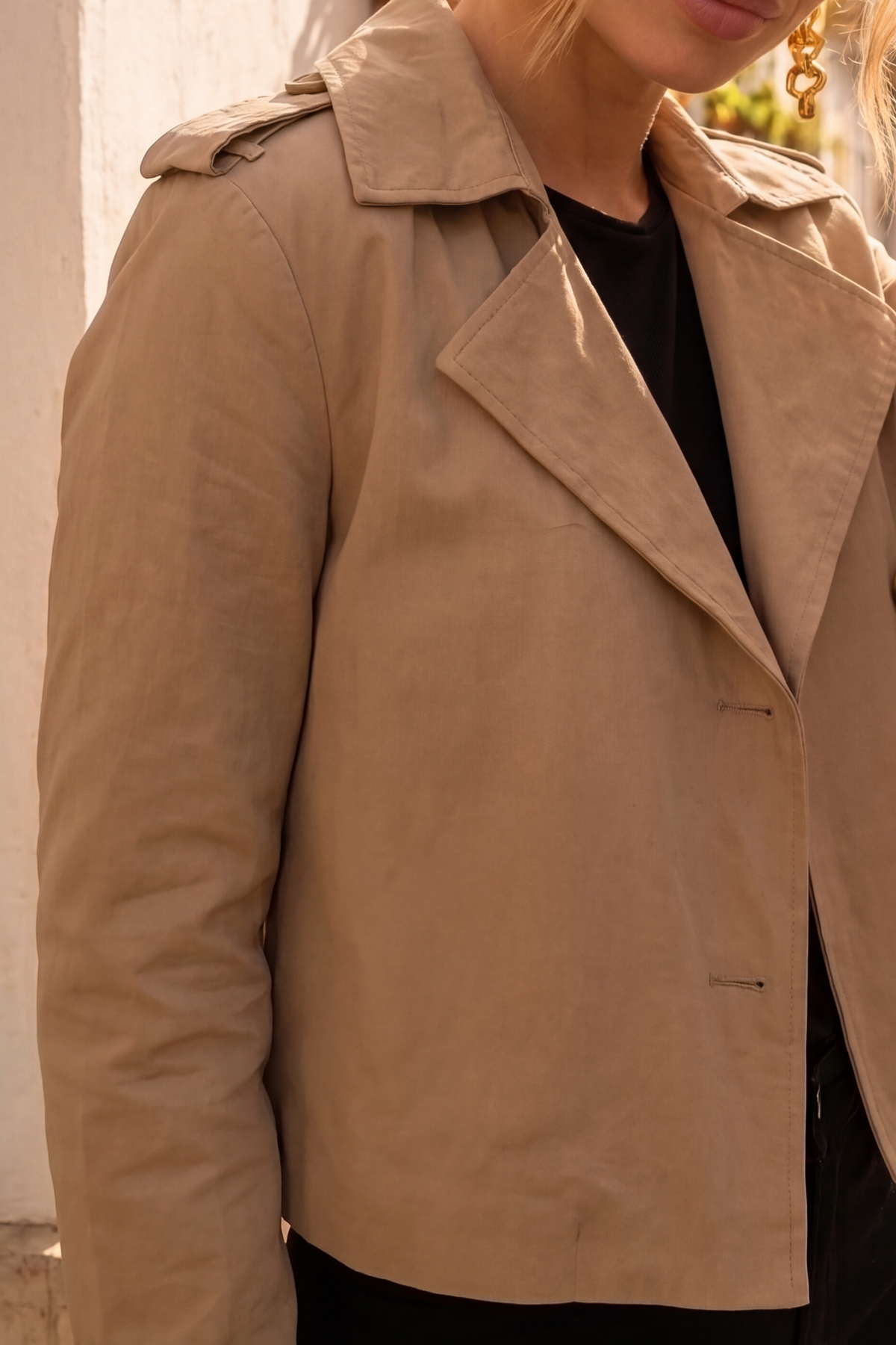 Chaqueta Trench Classique